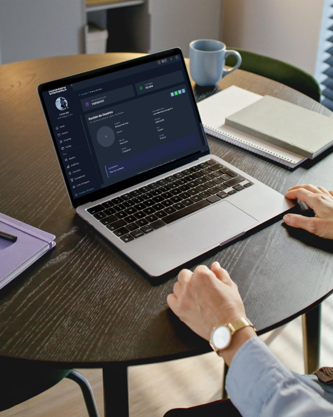 Dashboard web para gestión de reservas en centros deportivos, CrossFit y gimnasios